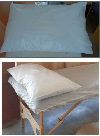 Disposable pillow slip over